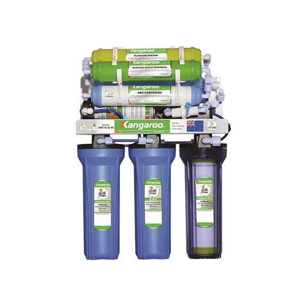 Máy lọc nước Kangaroo 8 lõi không vỏ tủ KG06G4